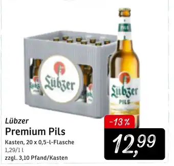 KONSUM Lübzer Premium Pils 20x0,5L Angebot