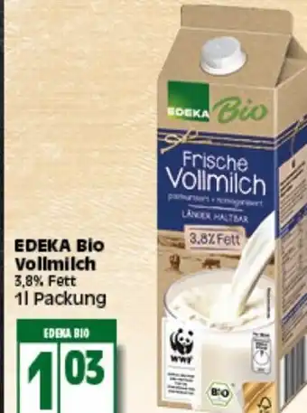 Elli Markt Edeka Bio Vollmilch 1L Angebot