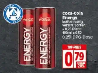 Elli Markt Coca Cola Energy 0,25ml Angebot