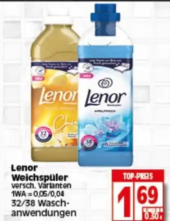 Elli Markt Lenor Weichspüler Angebot