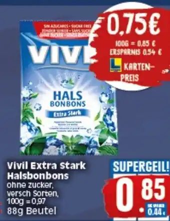 Elli Markt Vivil Extra Stark Halsbonbons 88g Beutel Angebot