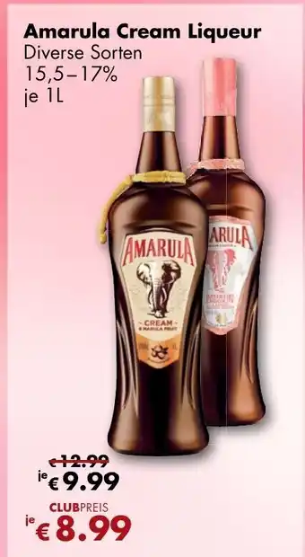 Travel Free Amarula Cream Liqueur 1L Angebot