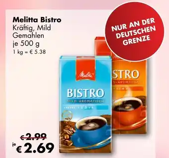 Travel Free Melitta Bistro 500g Angebot