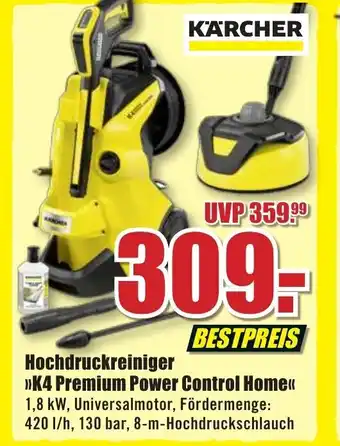 B1 Discount Baumarkt Kärcher Hochdruckreiniger K4 Premium Power Control Home Angebot