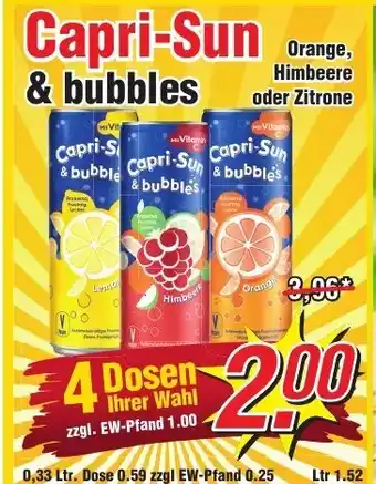 Wiglo Wunderland Capri Sun & Bubbles Angebot