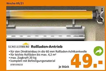 Globus Baumarkt Schellenberg Rollladen-antrieber Angebot