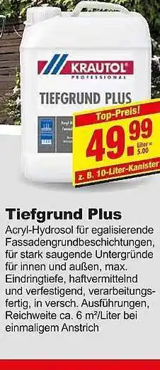 Leymann Baustoffe Tiefgrund Plus Angebot