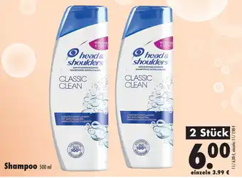 Mäc Geiz Head & Shoulders Shampoo 500 ml Angebot