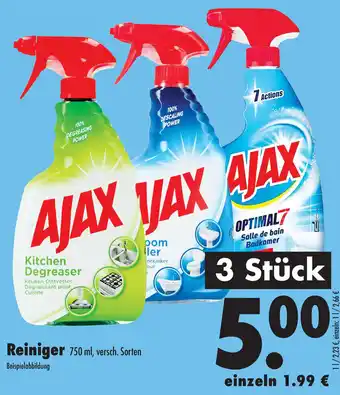 Mäc Geiz Ajax Reiniger 750 ml, 3 Stück Angebot