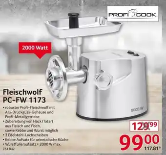 Selgros Profi Cook Fleischwolf PC-FW 1173 Angebot