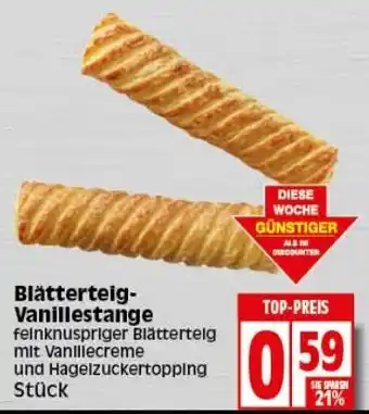 Elli Markt Blätterteig Vanillestange Angebot