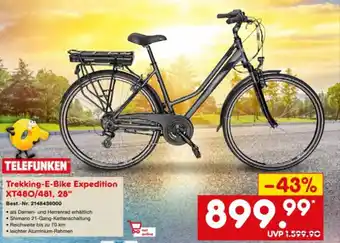 Netto Marken-Discount Telefunken Trekking E-Bike Expedition XT480/481, 28" Angebot