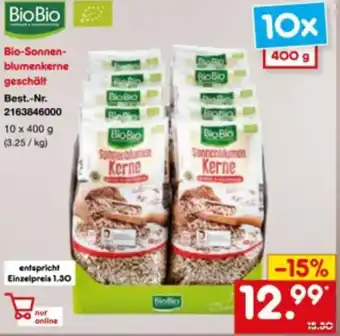 Netto Marken-Discount Bio Sonnenblumenkerne geschält 10 x 400 g Angebot