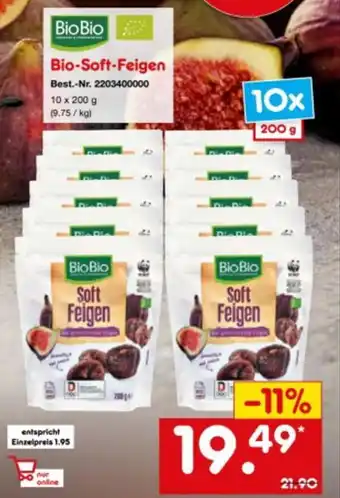 Netto Marken-Discount Bio Soft Feigen 10 x 200 g Angebot