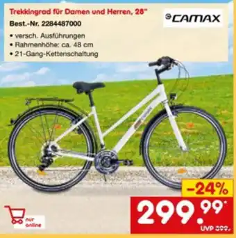 Netto Marken-Discount Camax Trekkingrad für Damen und Herren, 28" Angebot