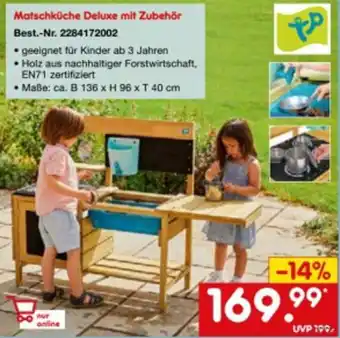 Netto Marken-Discount Matschküche Deluxe mit Zubehör Angebot