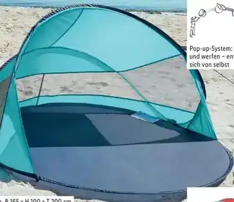 Lidl Pop-up-Strandmuschel Angebot