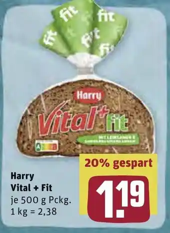 REWE Harry Vital + Fit 500g Angebot