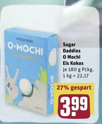 REWE Sugar Daddie O Mochi Eis Kokos 180g Angebot