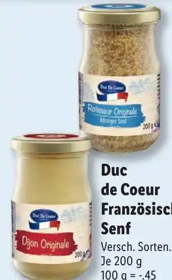 Lidl Senf Angebot