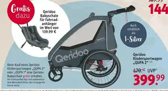 Rossmann Qeridoo kindersportwagen „qupa 2“ Angebot