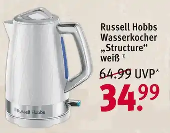 Rossmann Russell hobbs wasserkocher „structure“ Angebot