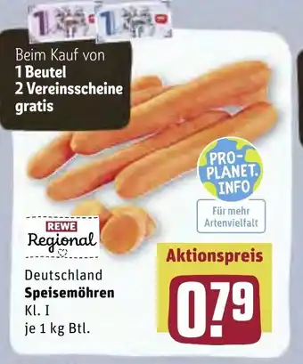 REWE Rewe Speisemohren 1 kg Angebot