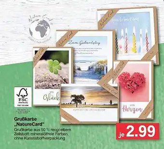 Famila Nord West Grußkarte Naturecard Angebot