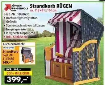 Norma24 Jürgen Westerholt Strandkorb Rügen Angebot