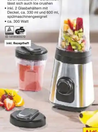 Netto Marken-Discount Edelstahl Smoothie Maker Angebot