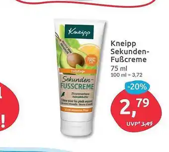 Budni Kneipp Sekunden-fußcreme Angebot