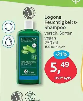 Budni Logona Feuchtigkeits-shampoo Angebot