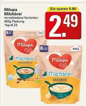 WEZ Milupa Milchbrei Angebot