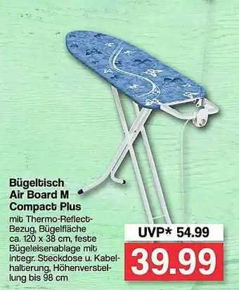 Famila Nord West Bügeltisch Air Board M Compact Plus Angebot