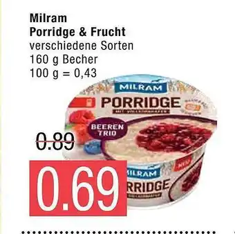 Marktkauf Milram Porridge & Frucht Angebot