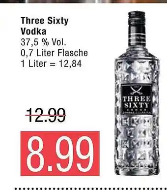 Marktkauf Three Sixty Vodka Angebot