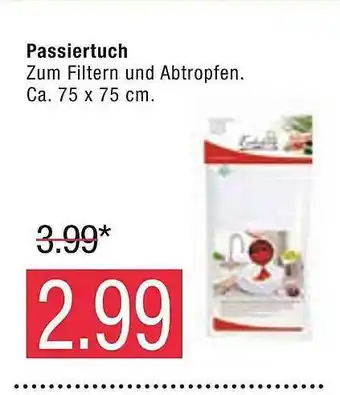 Marktkauf Passiertuch Angebot