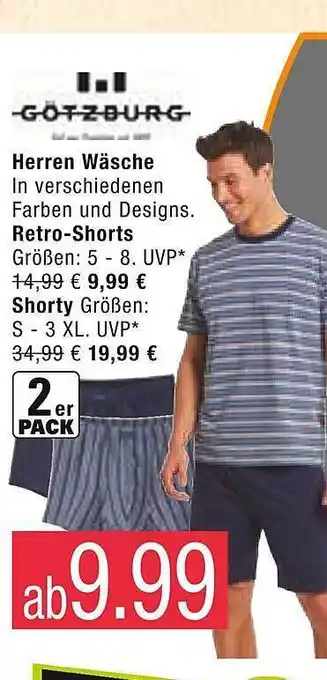 Marktkauf Götzburg Herren Wäsche, Retro-shorts Oder Shorty Angebot