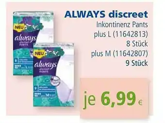 Apotal Always Discreet Angebot