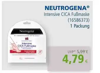 Apotal Neutrogena Intensive Cica Fußmaske Angebot