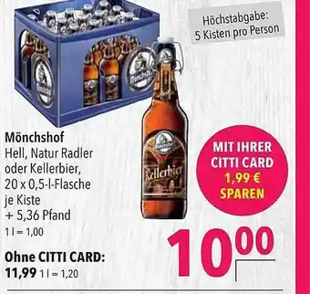 CITTI Markt Mönchshof Angebot