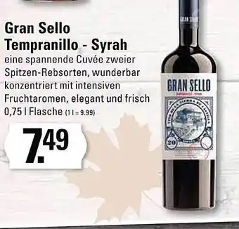 Edeka Gran Sello Tempranillo - Syrah Angebot