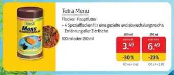 Das Futterhaus Tetra Menu Angebot