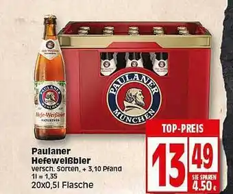 Elli Markt Paulaner Hefeweißbier Angebot