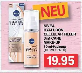 Famila Nord West Nivea Hyaluron Cellular Filler 3in1 Care Make Up Angebot