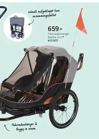 Jako O Fahrradanhänger Bobike 2in1 Angebot