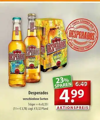 Getränkeland Desperados Verschiedene Sorten Angebot