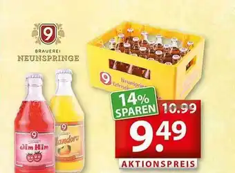 Getränkeland 9 Brauerei Neunspringe Angebot