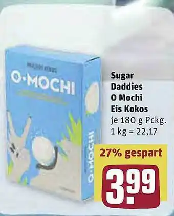 REWE Sugar Daddies O Mochi Eis Kokos Angebot