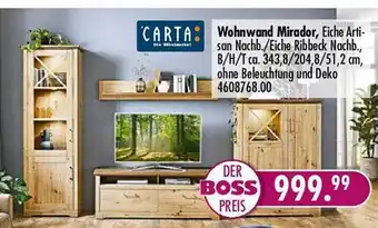 Möbel Boss Carta Wohnwand Mirador Angebot